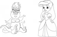 Disney Маля. Гра з кольором. Русалонька Disney Маля. Гра з кольором. Русалонька